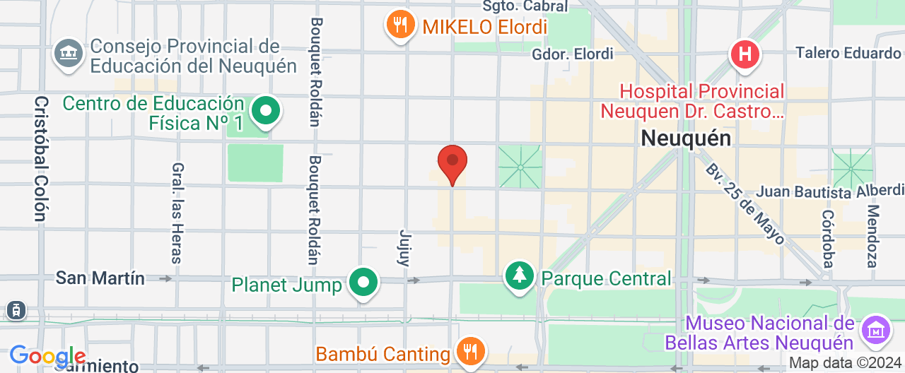 Mapa de la ubicación