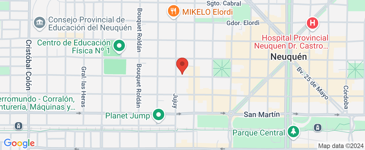 Mapa de la ubicación