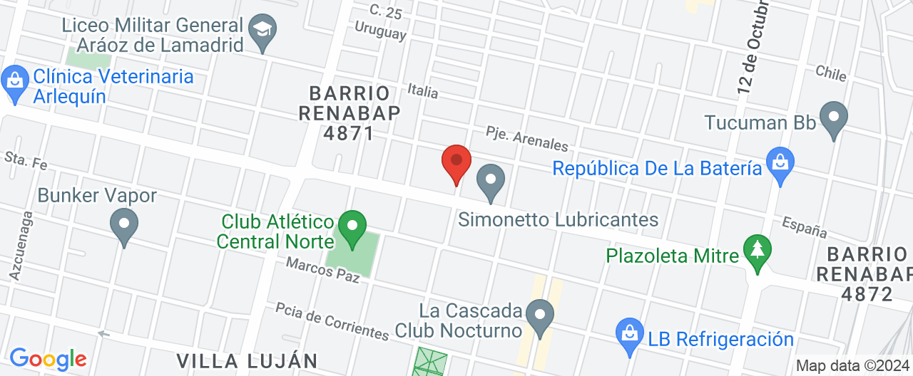 Mapa de la ubicación