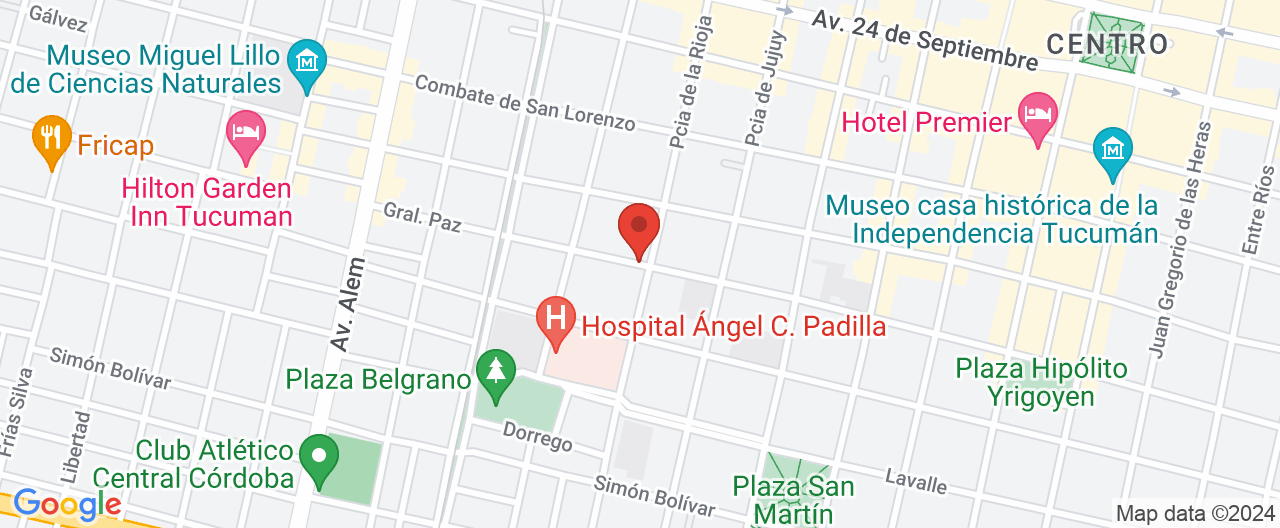 Mapa de la ubicación