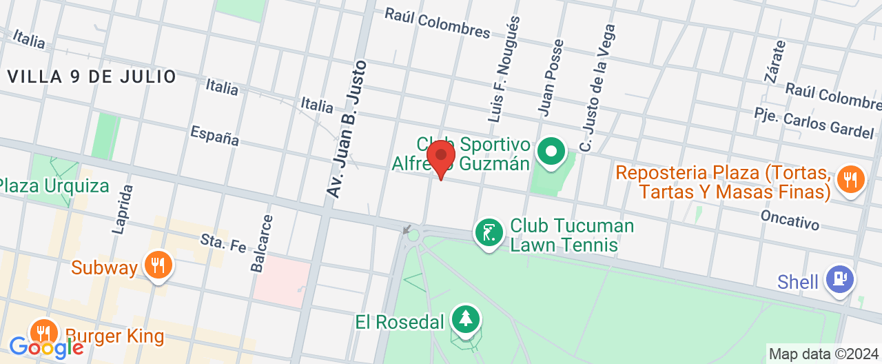 Mapa de la ubicación