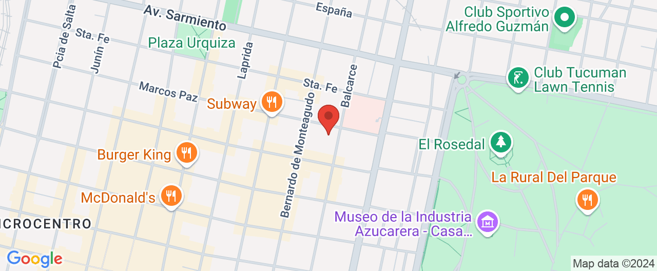 Mapa de la ubicación