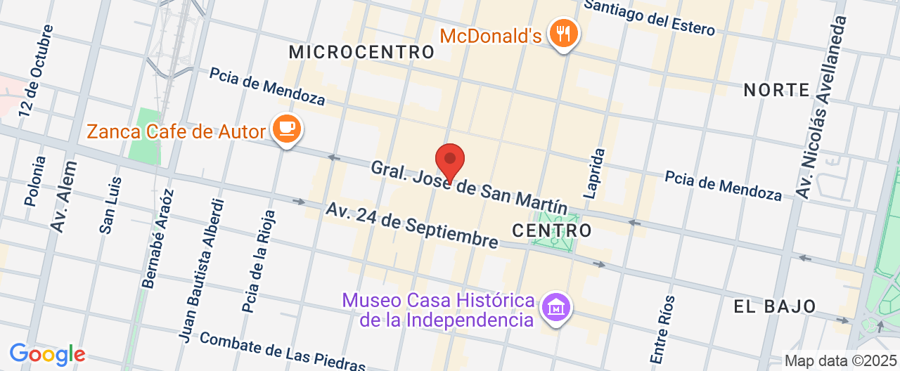 Mapa de la ubicación