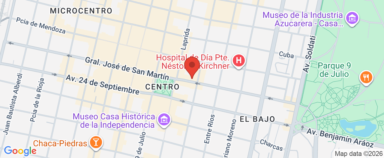 Mapa de la ubicación