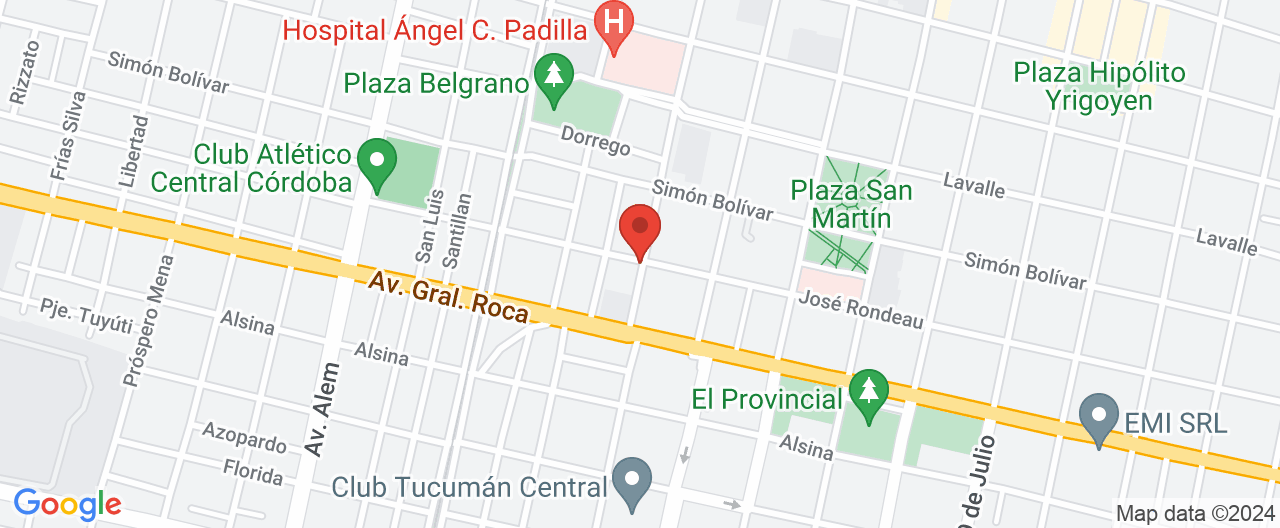 Mapa de la ubicación