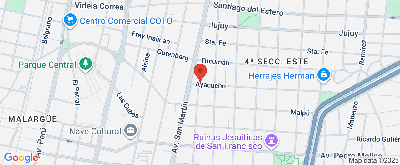 Mapa de la ubicación