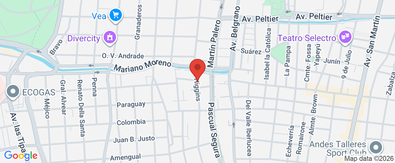 Mapa de la ubicación