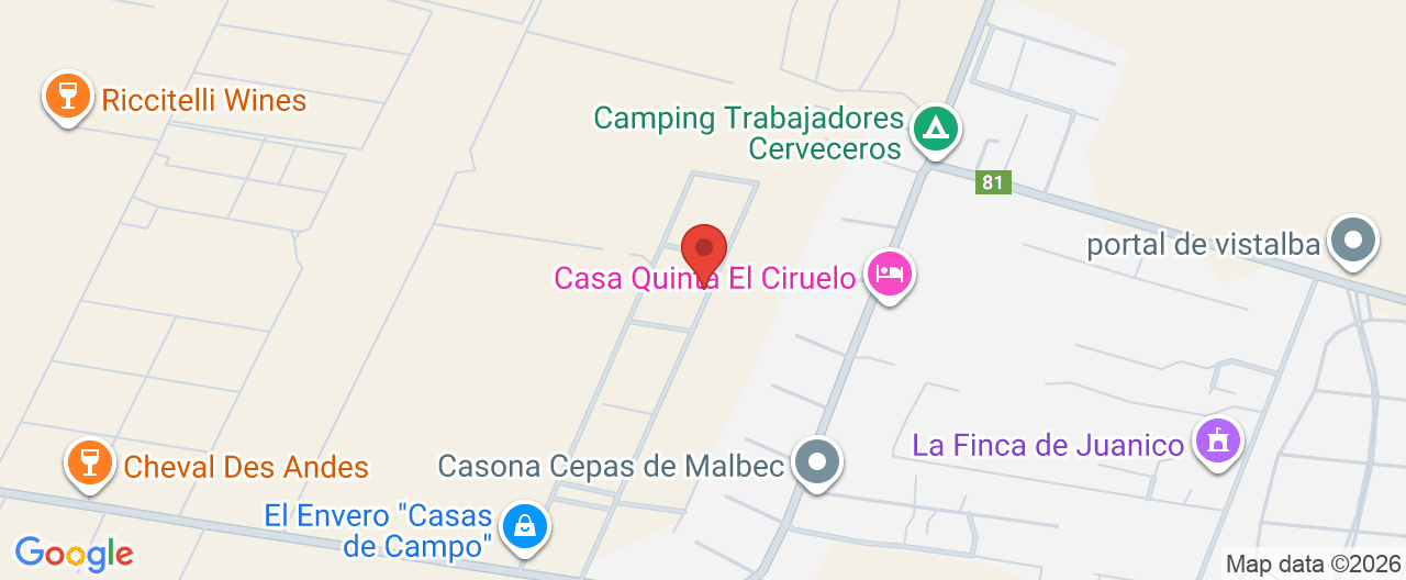 Mapa de la ubicación