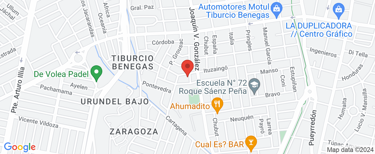 Mapa de la ubicación
