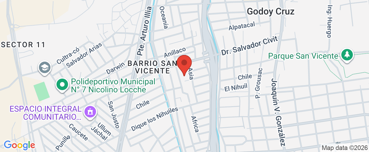 Mapa de la ubicación