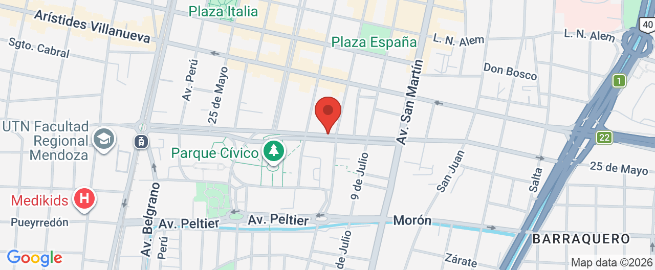 Mapa de la ubicación