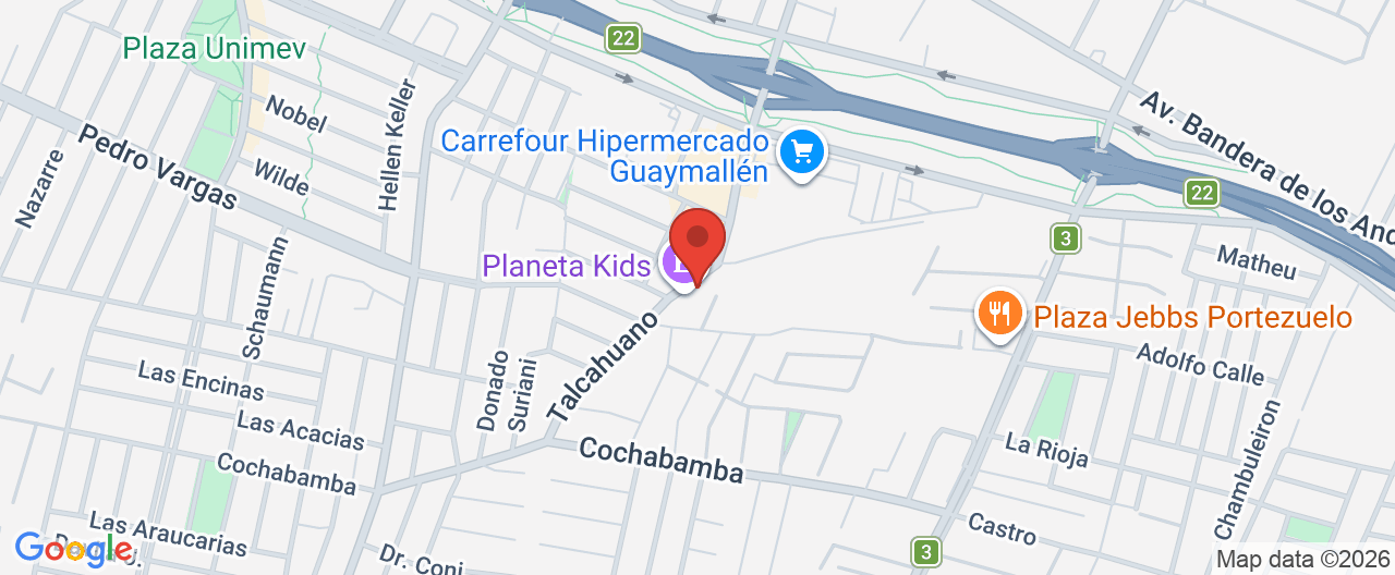 Mapa de la ubicación