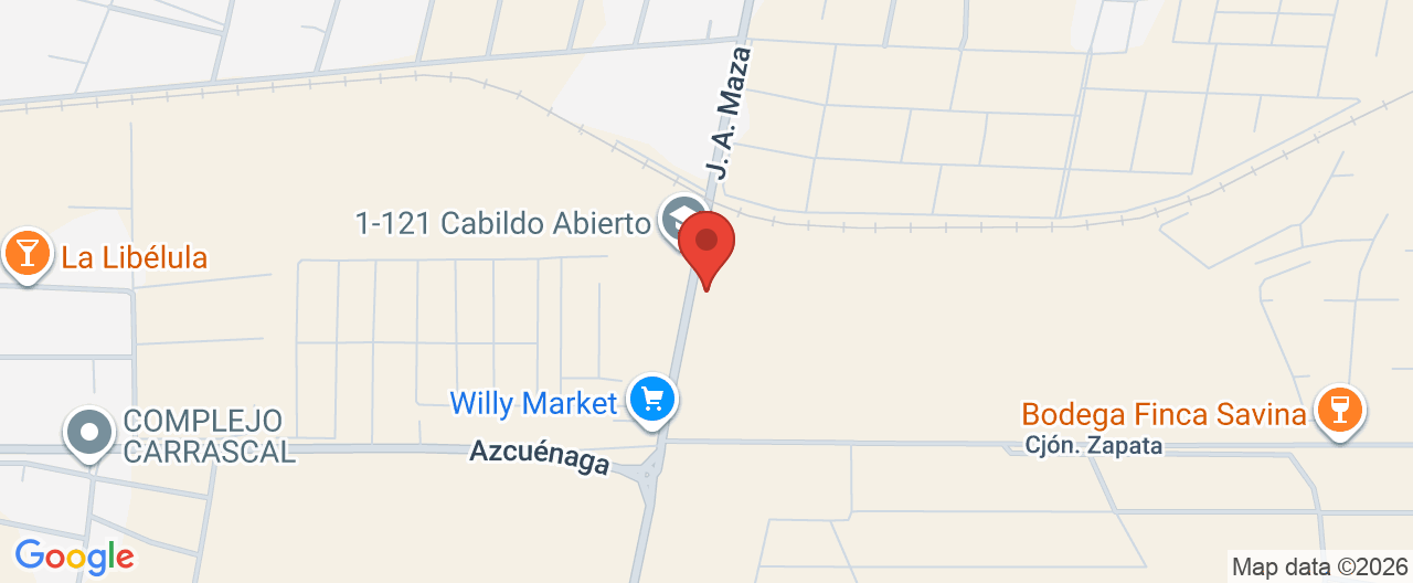 Mapa de la ubicación