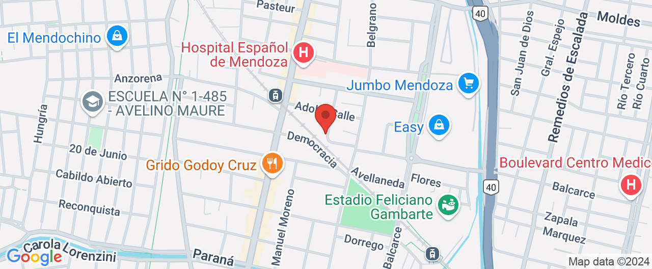 Mapa de la ubicación