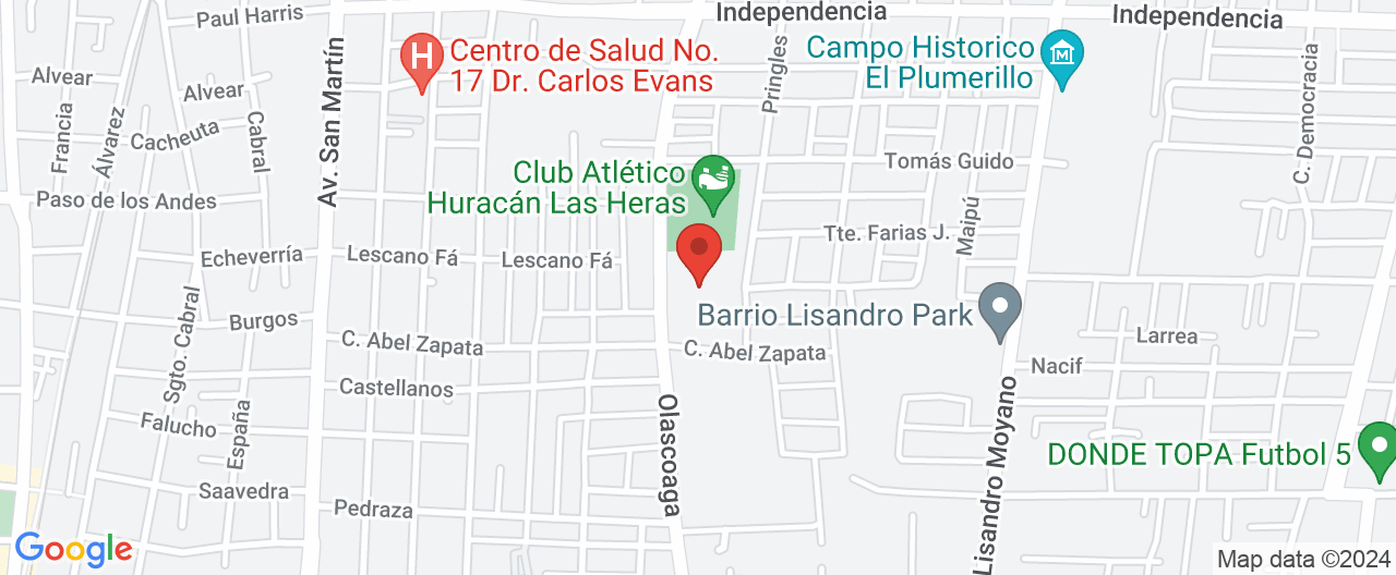 Mapa de la ubicación