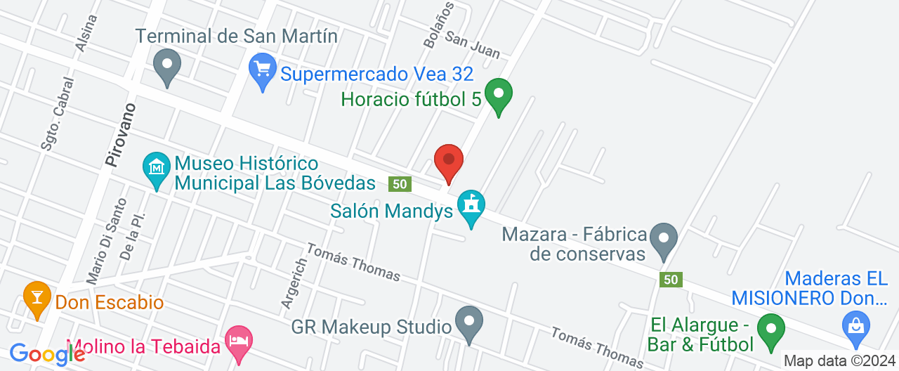 Mapa de la ubicación