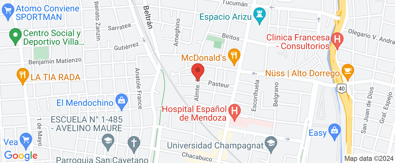 Mapa de la ubicación