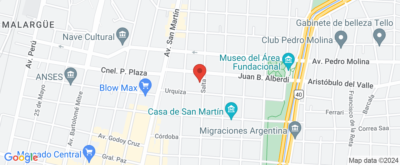 Mapa de la ubicación