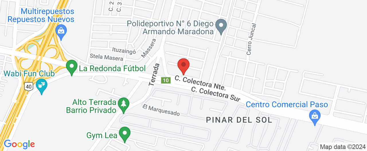 Mapa de la ubicación