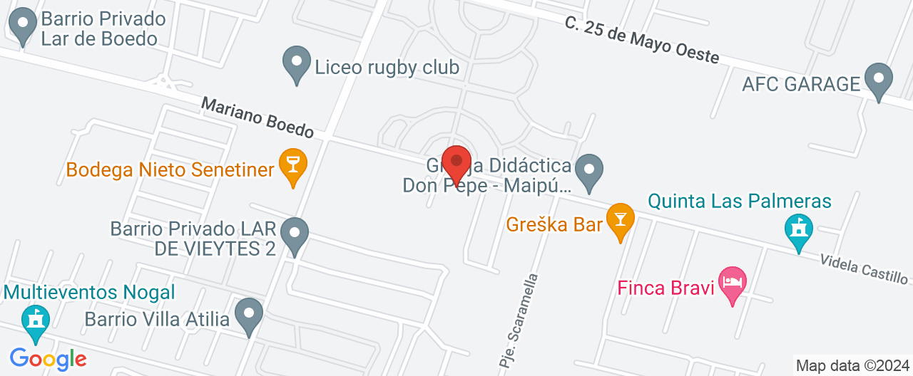 Mapa de la ubicación