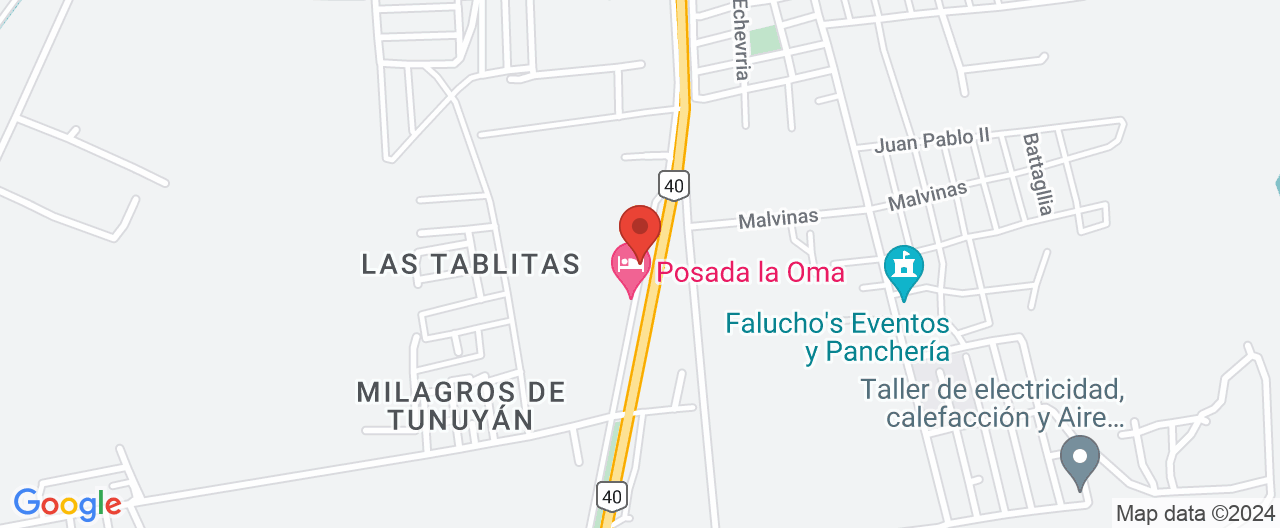 Mapa de la ubicación