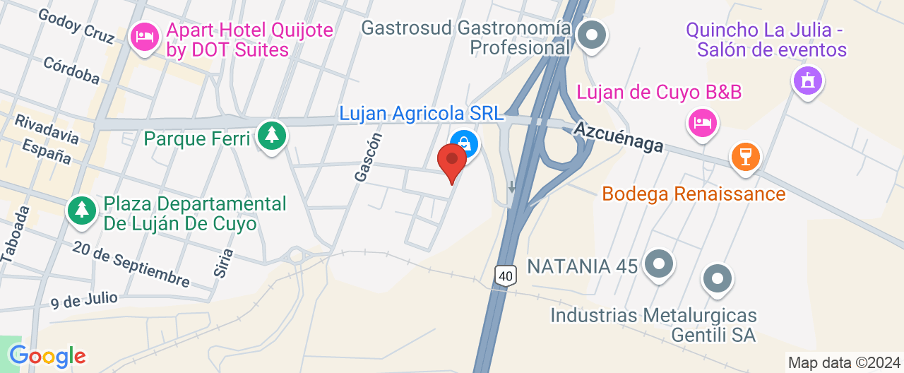 Mapa de la ubicación