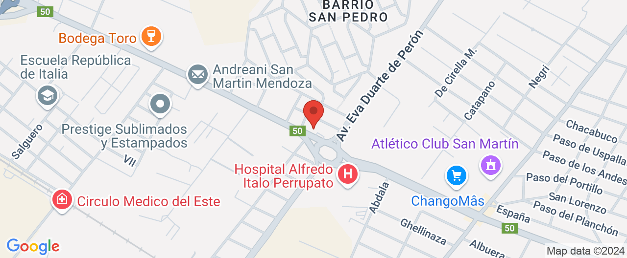 Mapa de la ubicación