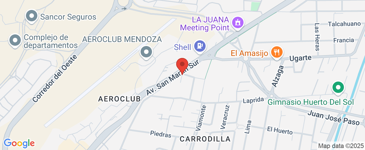 Mapa de la ubicación
