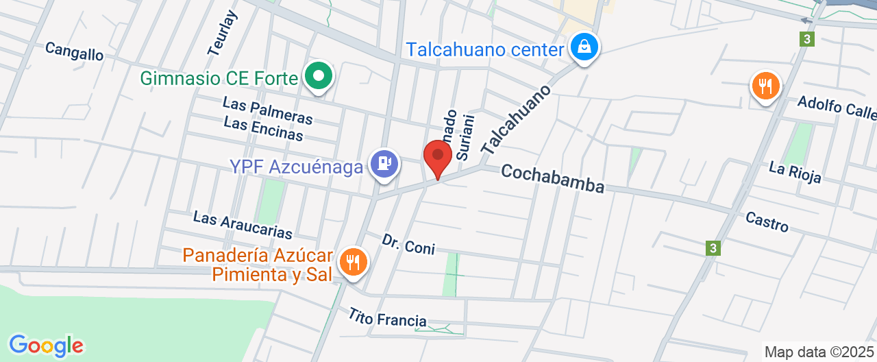 Mapa de la ubicación