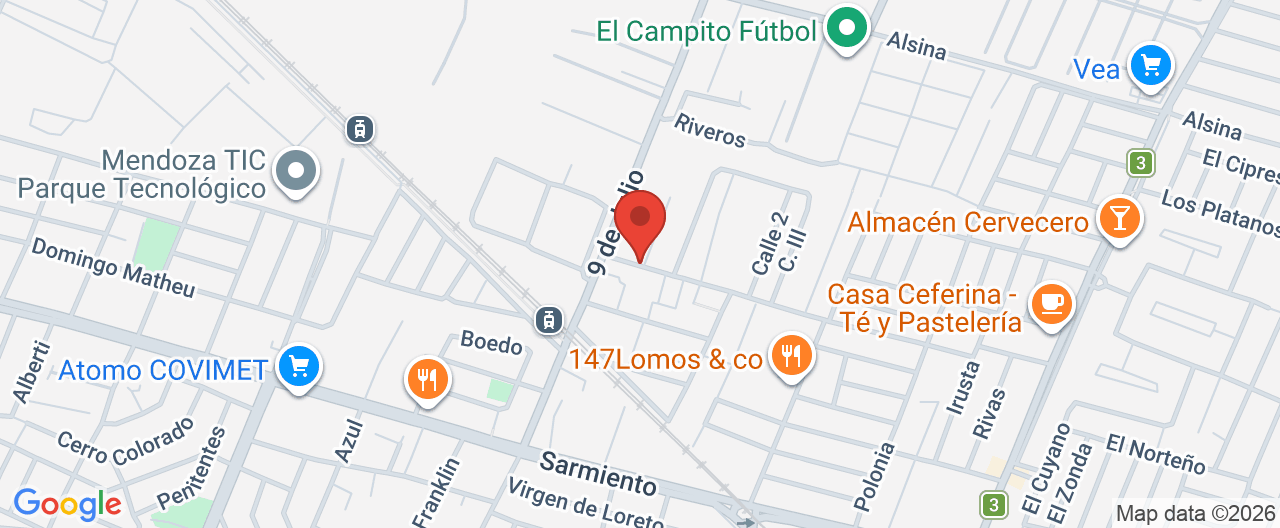 Mapa de la ubicación