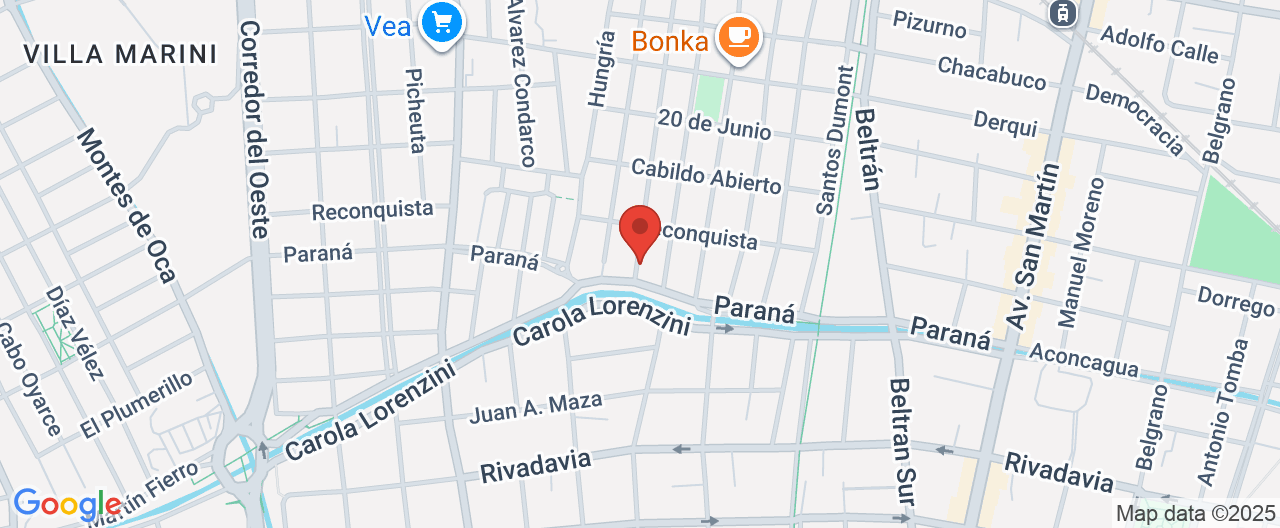 Mapa de la ubicación