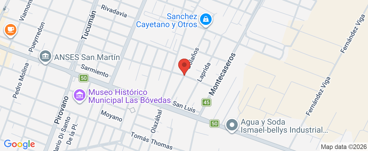 Mapa de la ubicación