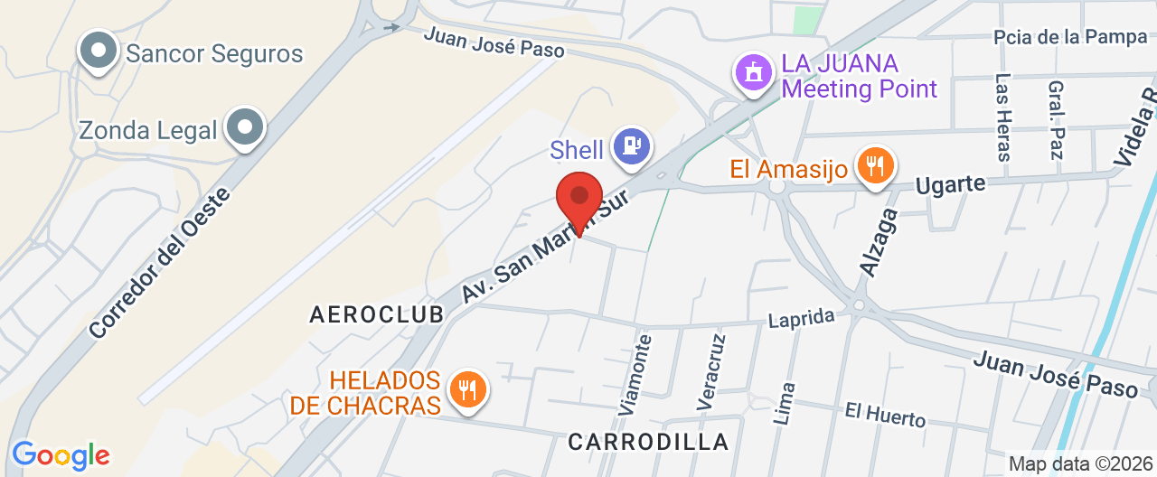 Mapa de la ubicación