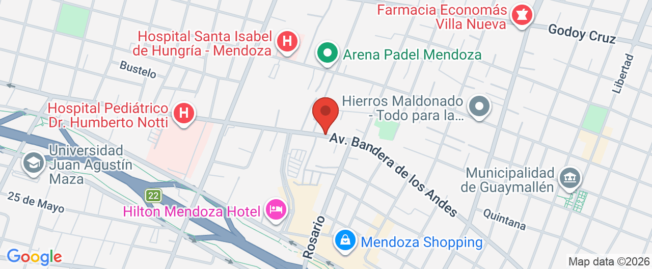 Mapa de la ubicación