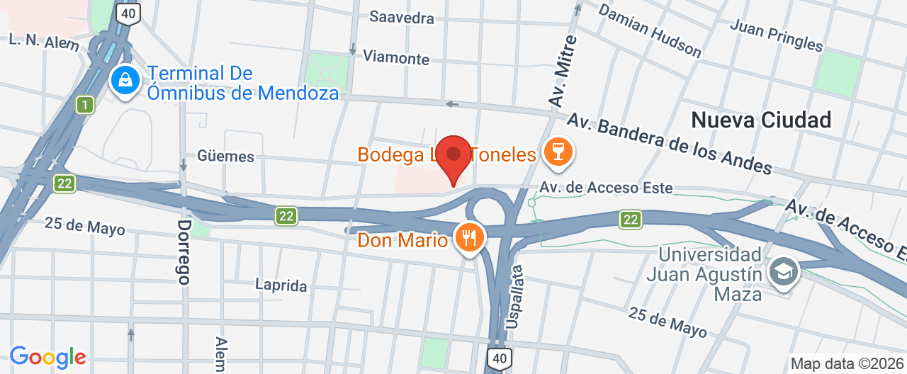 Mapa de la ubicación