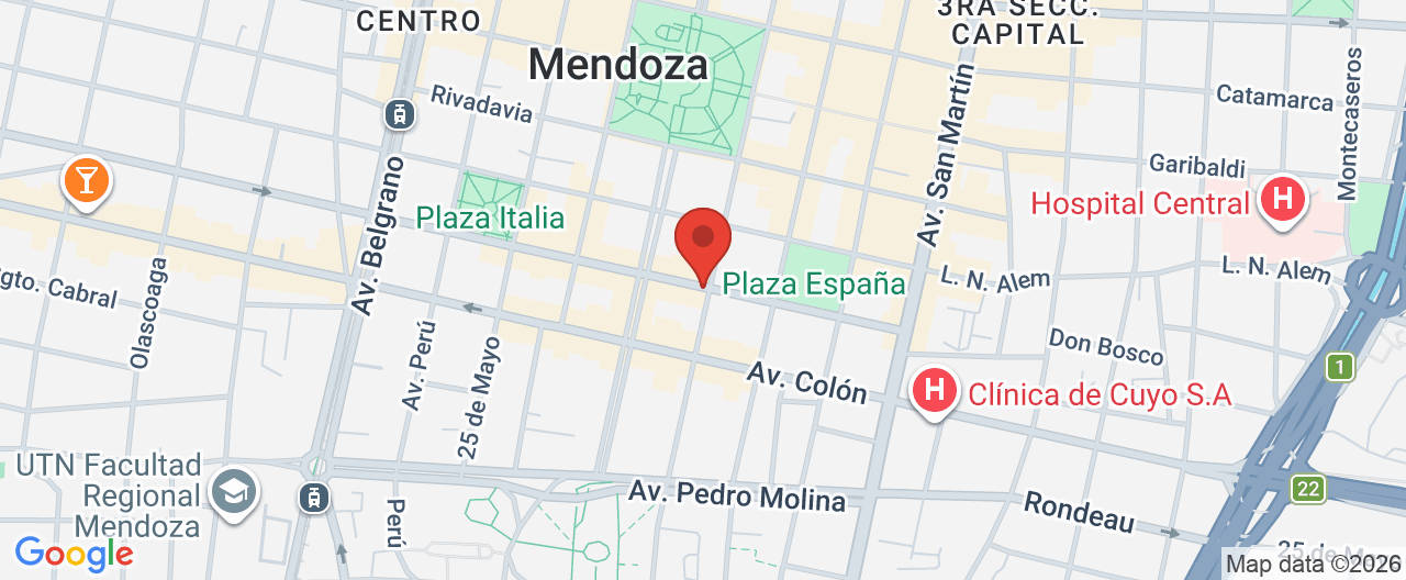 Mapa de la ubicación