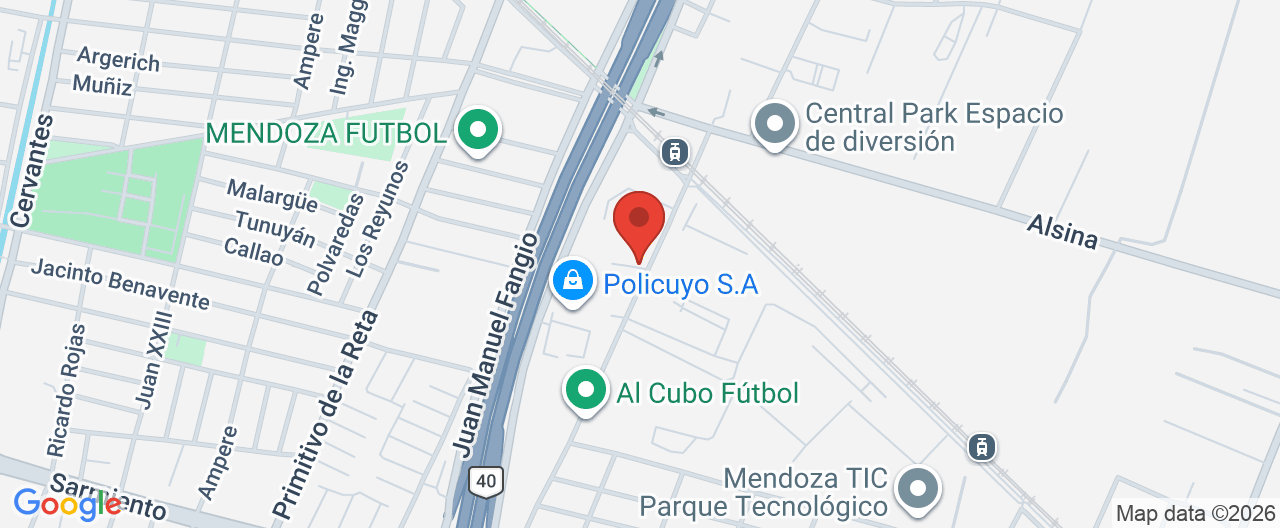 Mapa de la ubicación