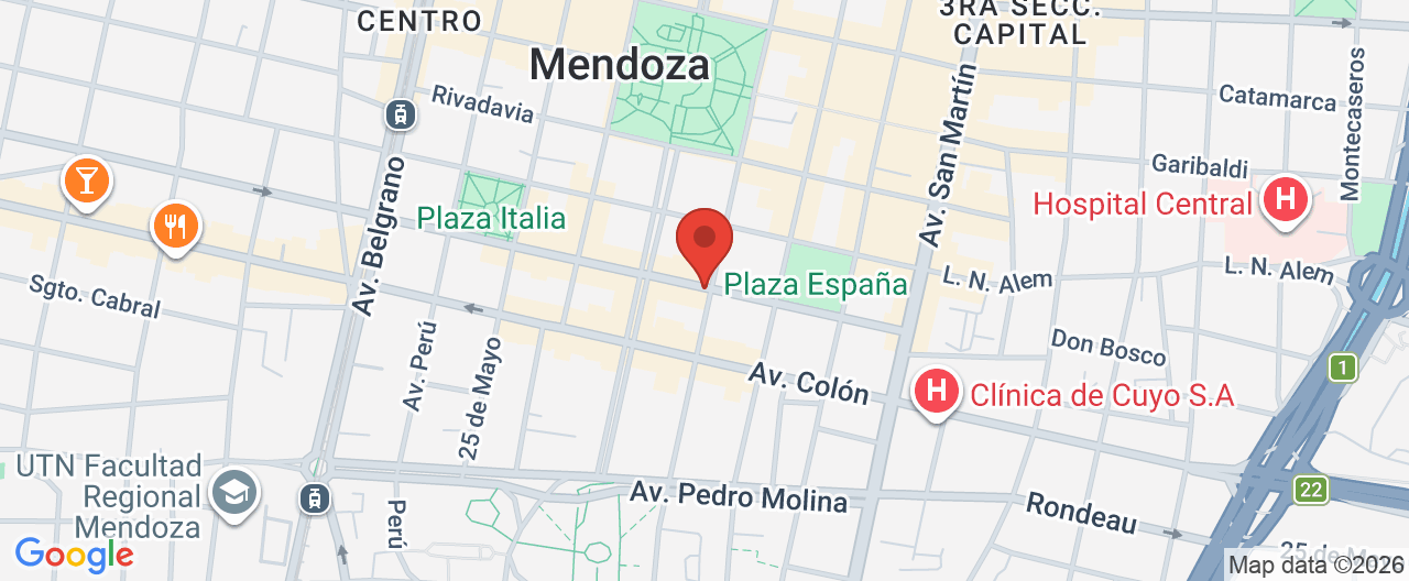Mapa de la ubicación