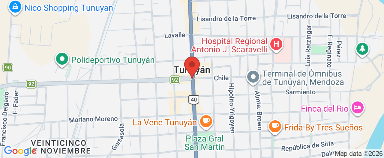 Mapa de la ubicación