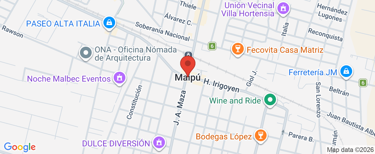 Mapa de la ubicación