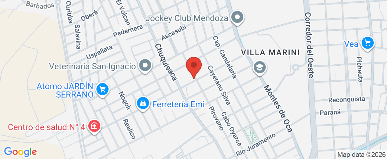 Mapa de la ubicación