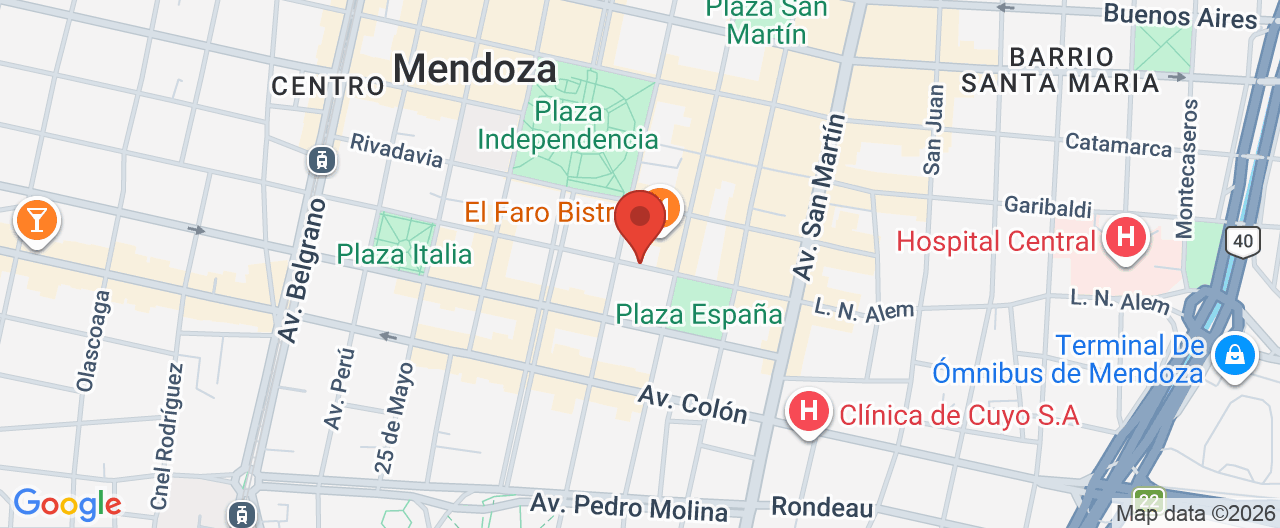 Mapa de la ubicación