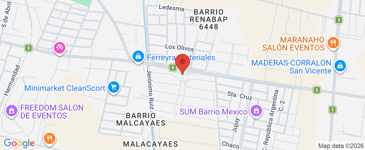 Mapa de la ubicación