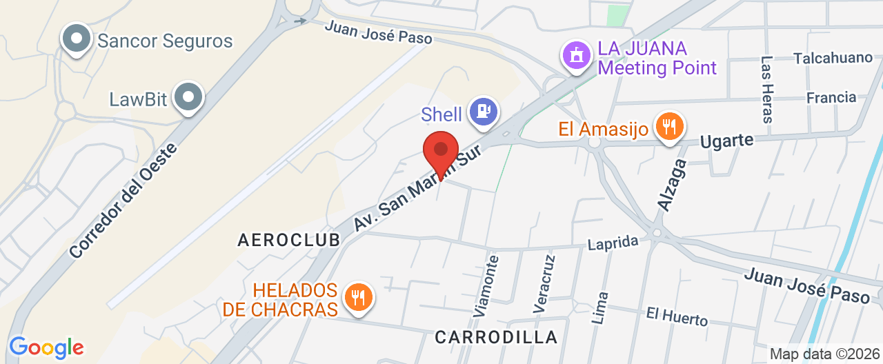 Mapa de la ubicación