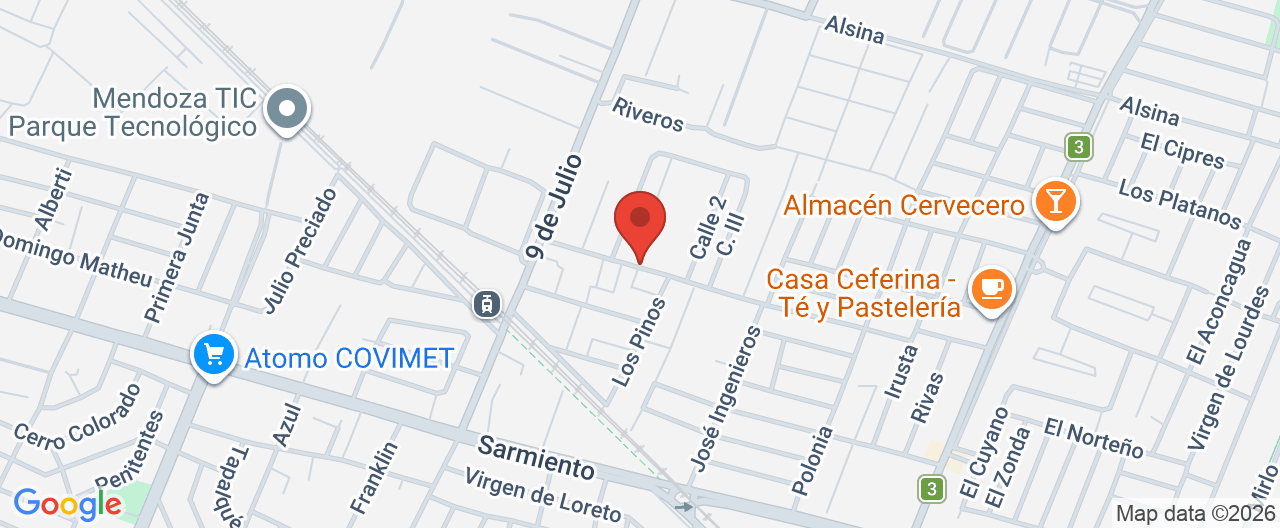 Mapa de la ubicación