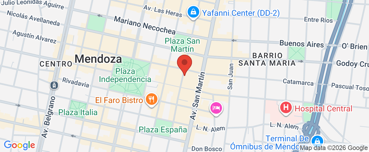 Mapa de la ubicación