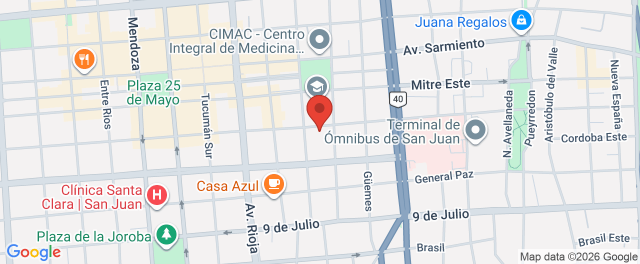 Mapa de la ubicación