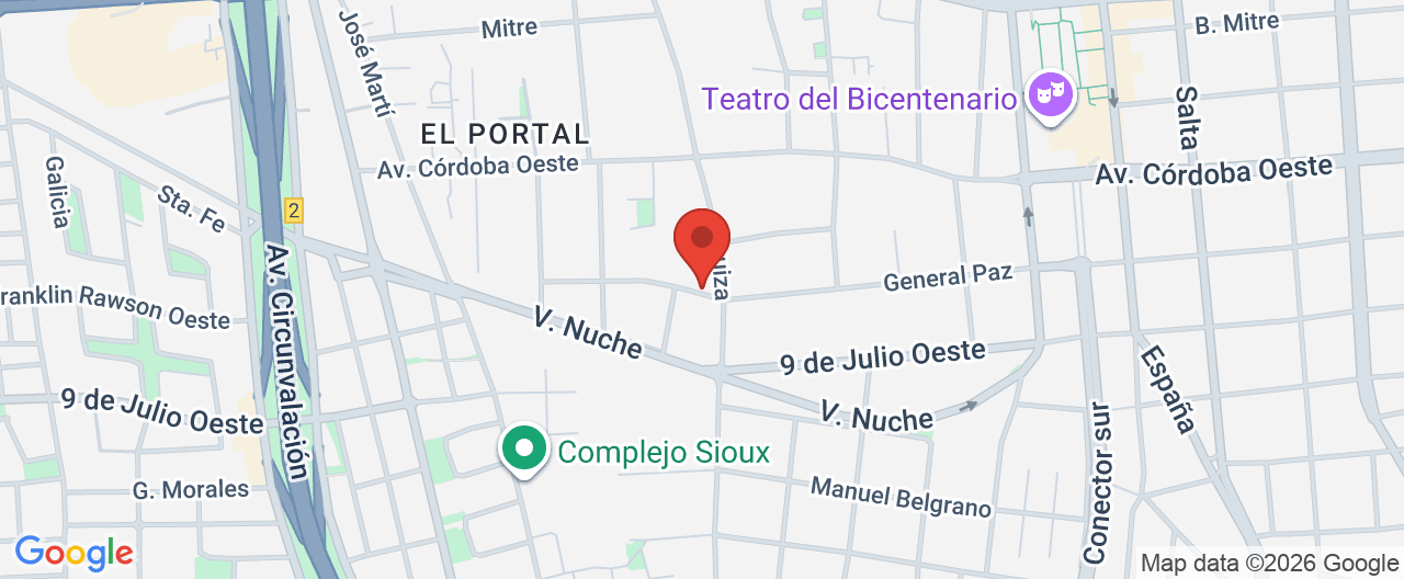 Mapa de la ubicación