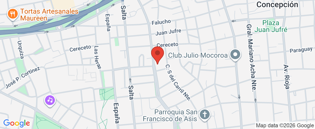 Mapa de la ubicación