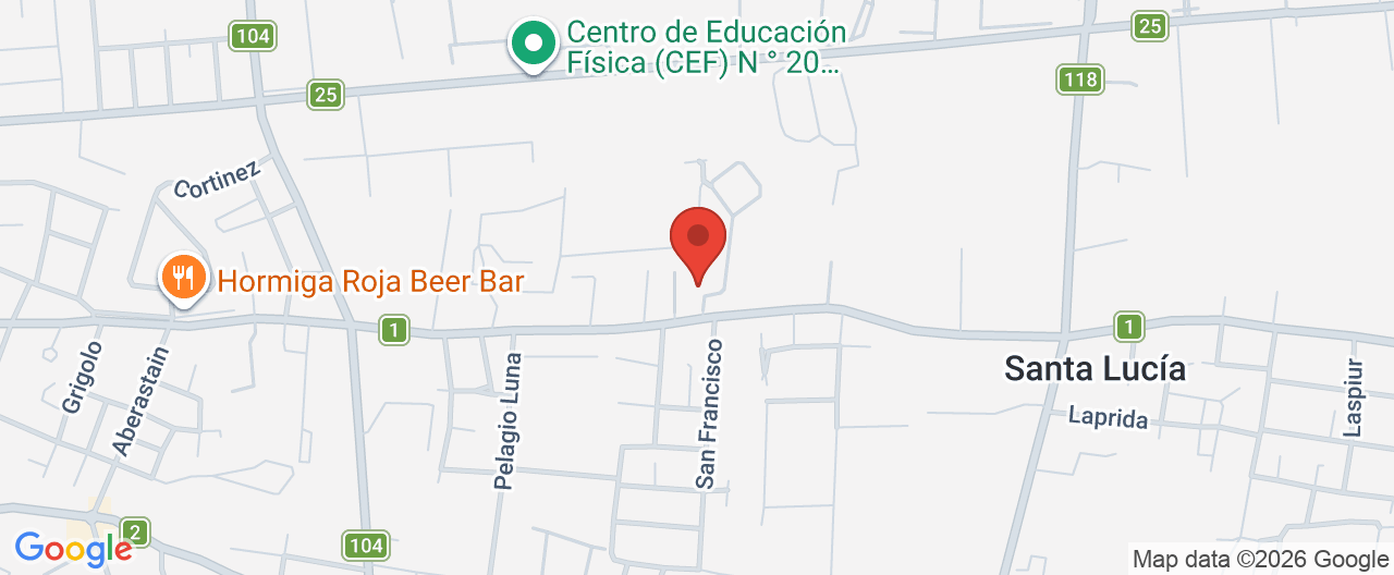 Mapa de la ubicación